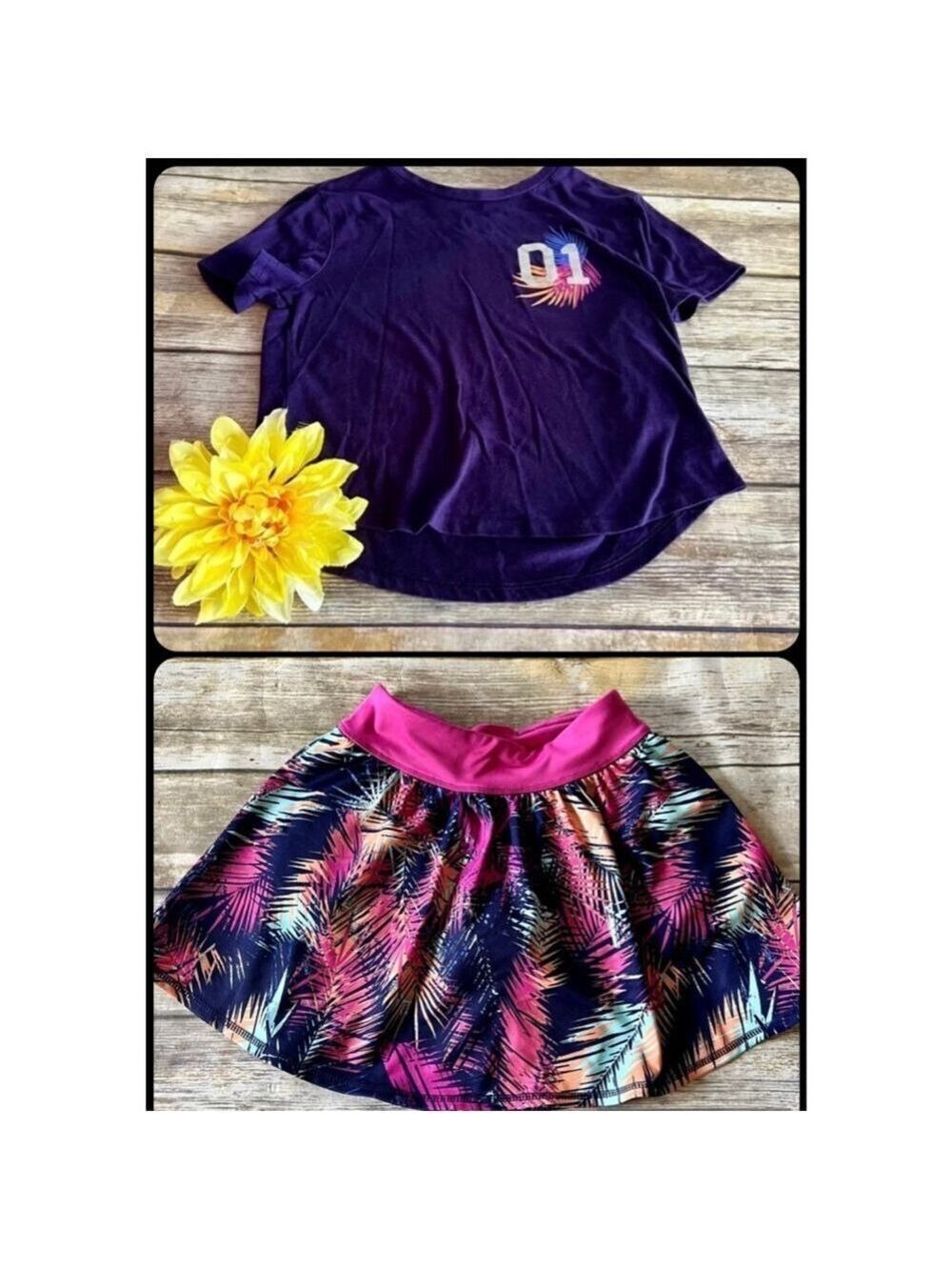 2 PIECE GYMBOREE TROPICAL PRINT SET